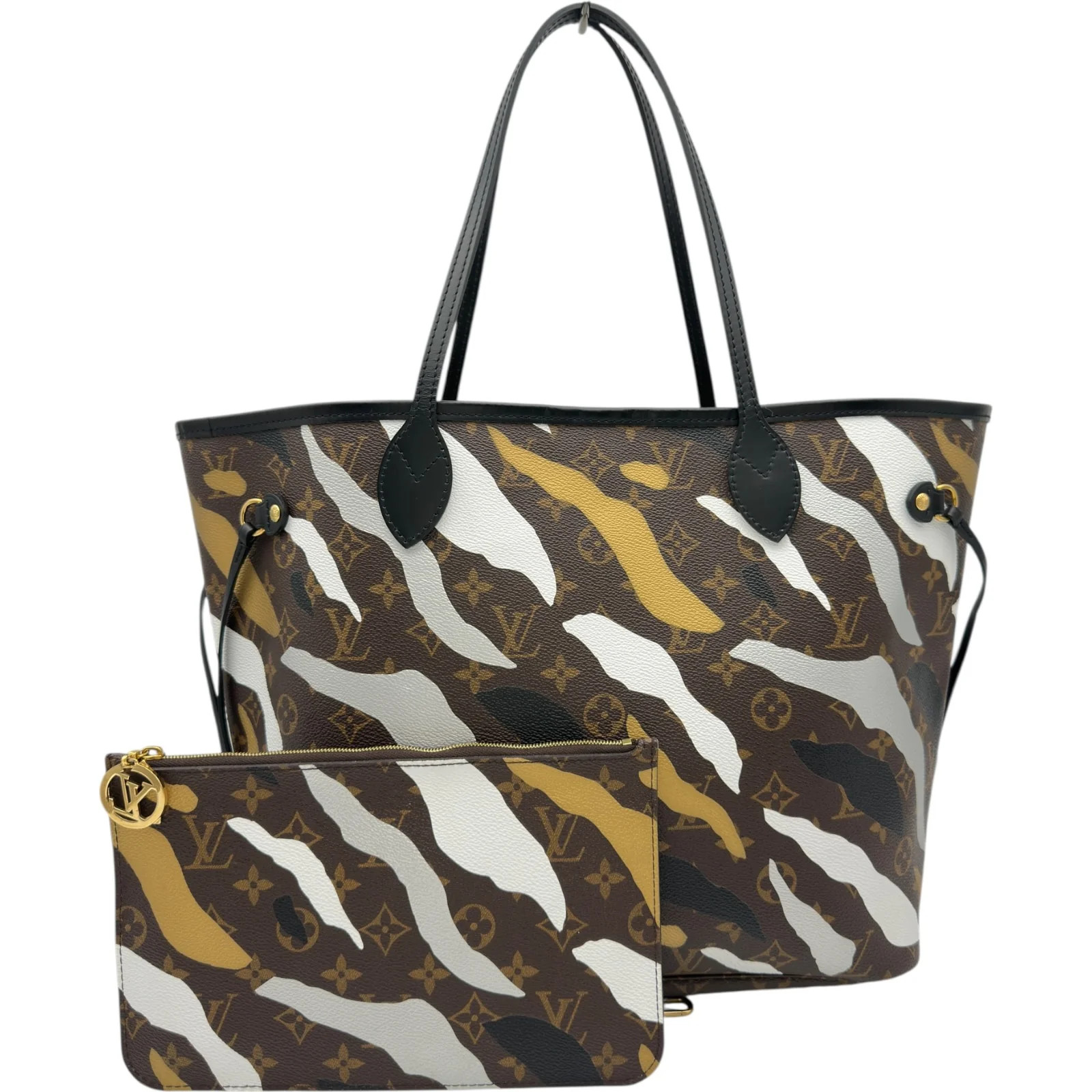 LOUIS VUITTON Neverfull MM League of Legends Collaboration Brown Canvas #OKB2282