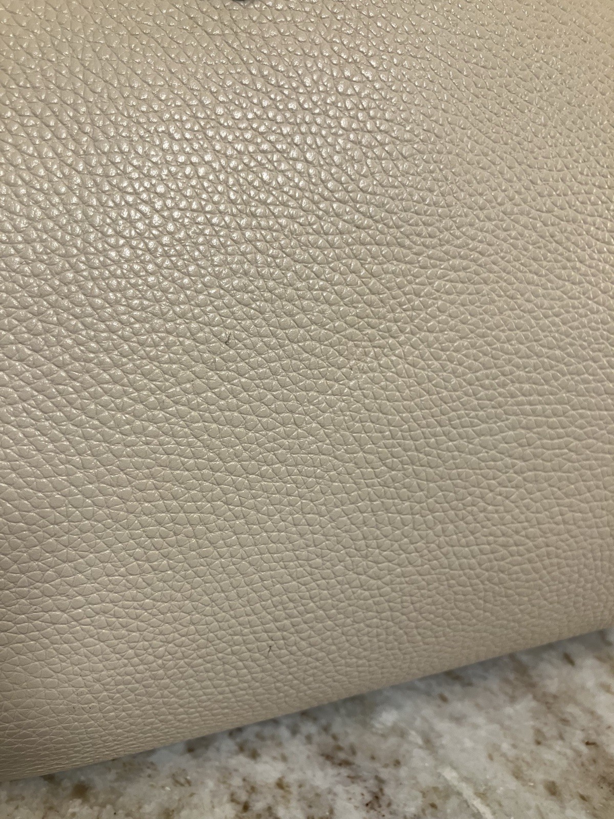 Coach Elise Satchel pebble leather crossbody bag 79316 Beechwood Cream