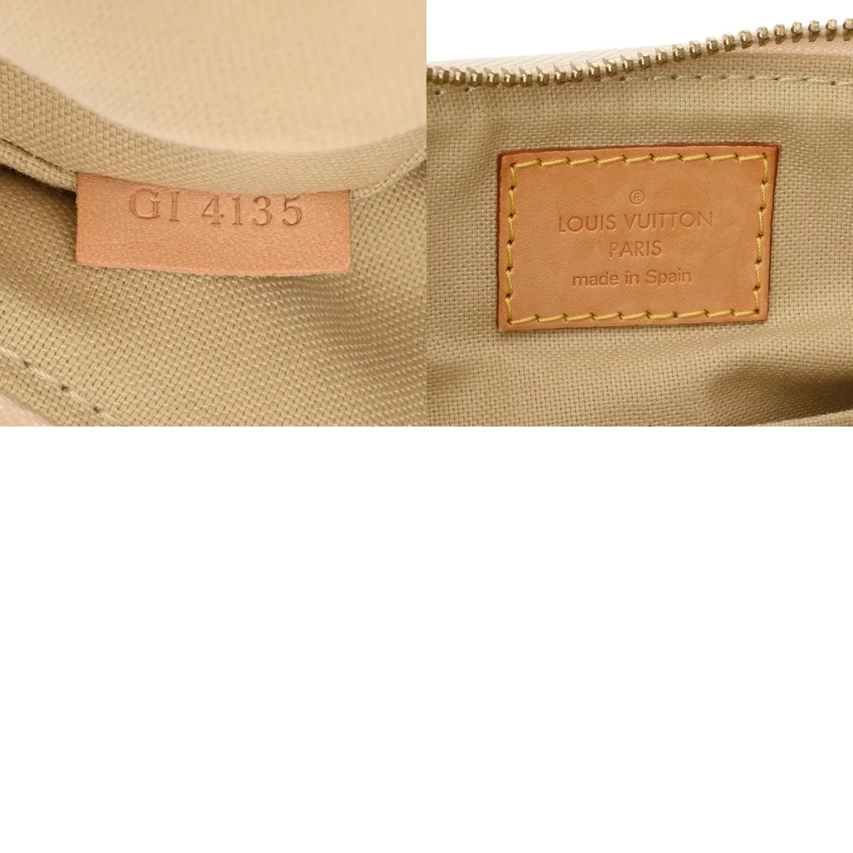 Louis Vuitton PM N41113 Shoulder Bag Damier Azur CanvasCanvas White #WB5618