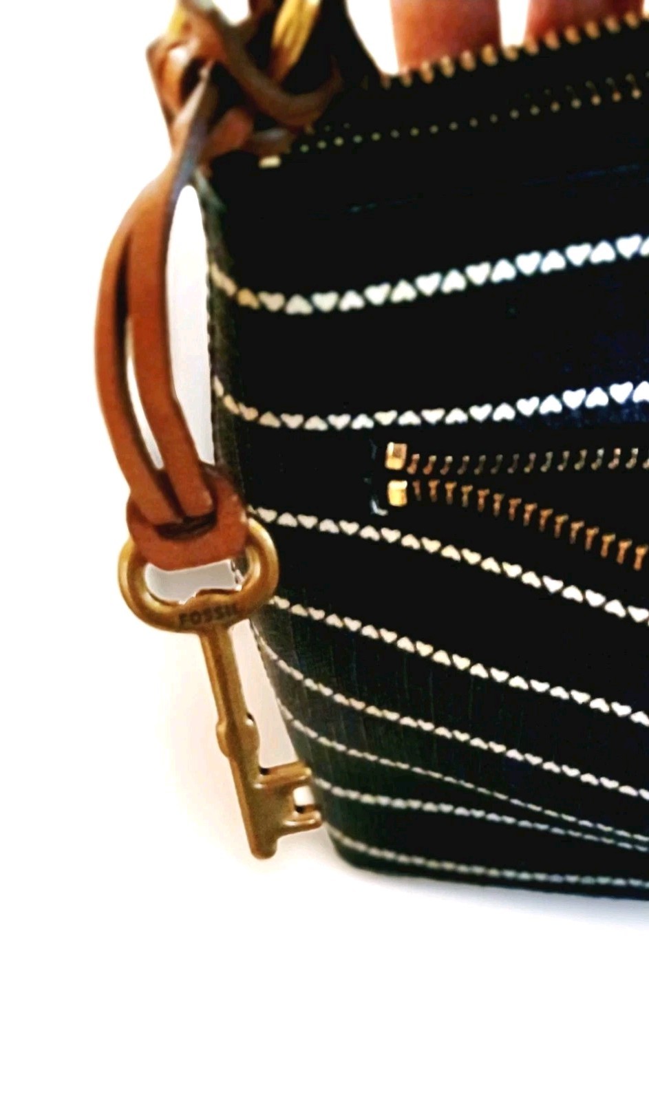 Fossil Key Per Fiona Crossbody Bag Adjustable Strap, Bag Charm – See Description