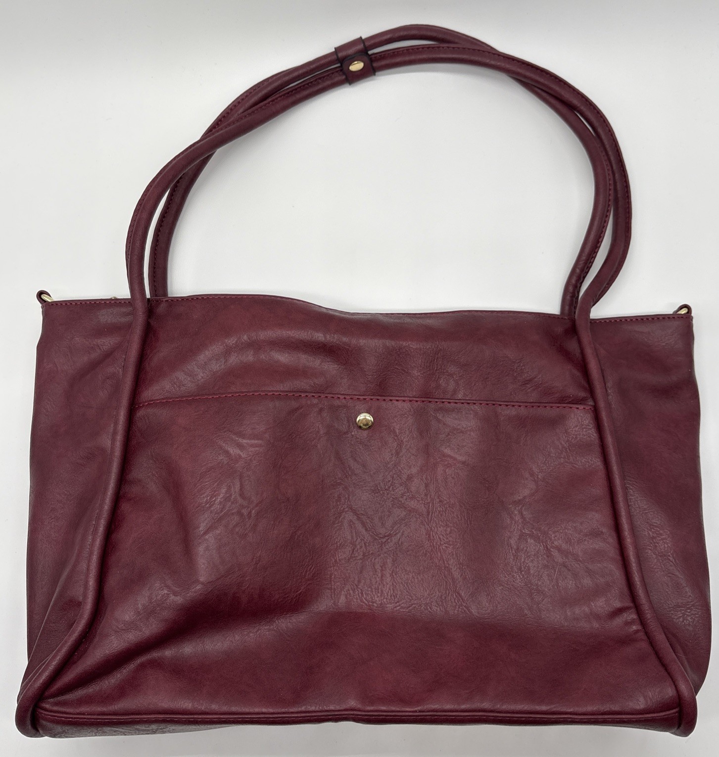 Large Tote Bag for Women Work with Zipper Vegan Leather Shoulder Bags Travel New