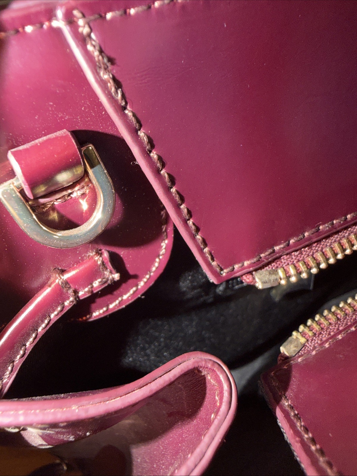 CAVALLI CLASS Quilted Hand Crossbody Bag Burgundy -Brand New By ROBERTO CAVALLI