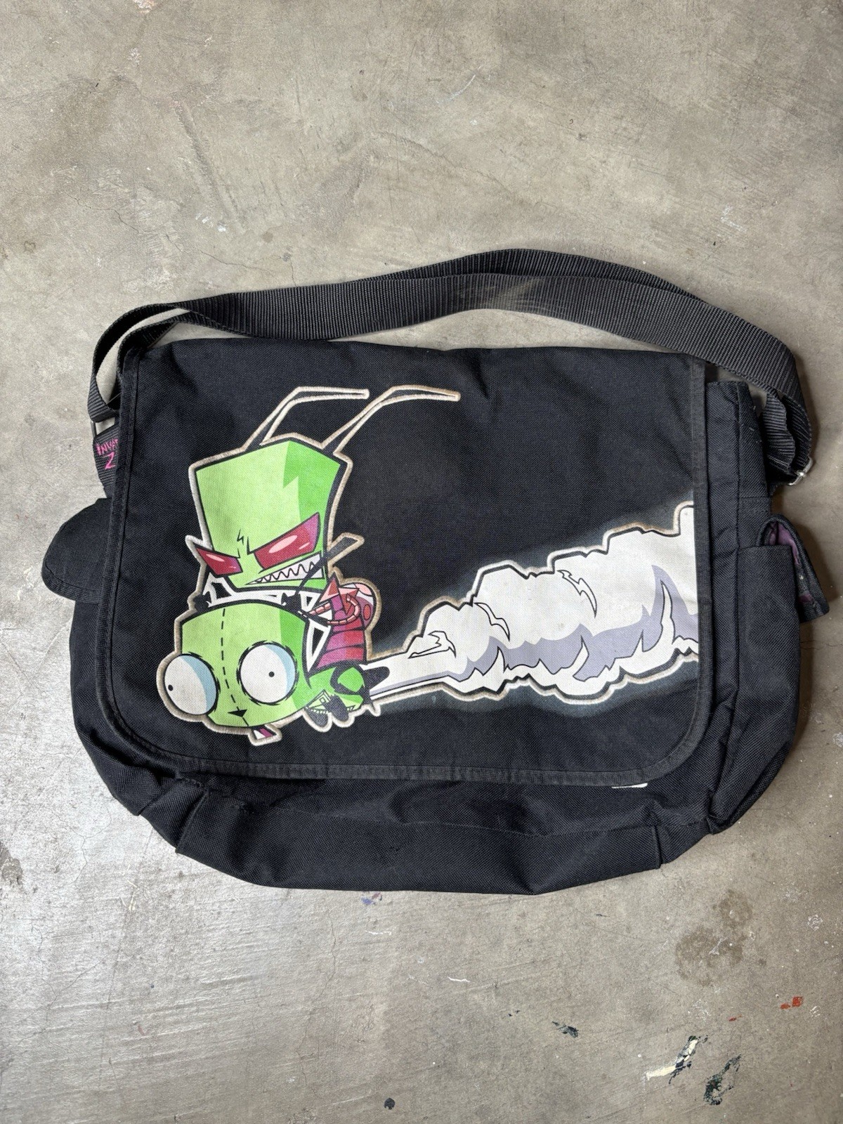 Y2K 2004 Invader Zim Messenger Bag Nickelodeon RARE