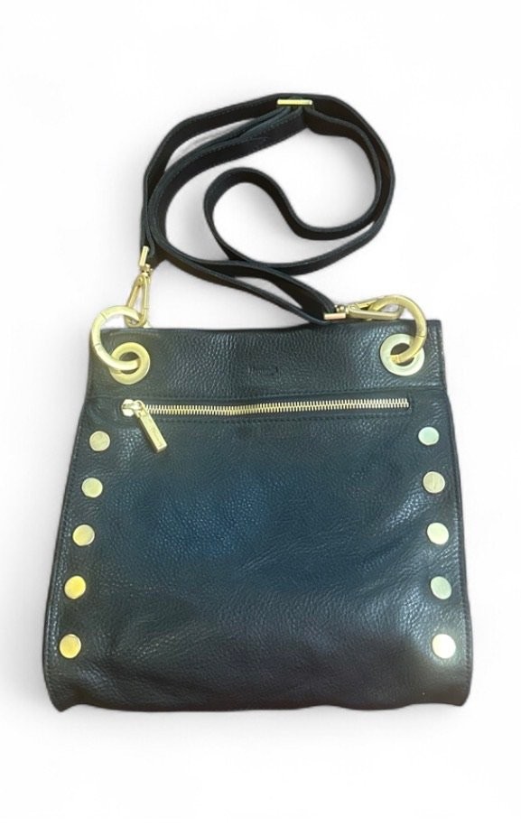 $425 Hammitt Los Angeles Tony Medium Crossbody Black Leather Bag-Excellent Cond