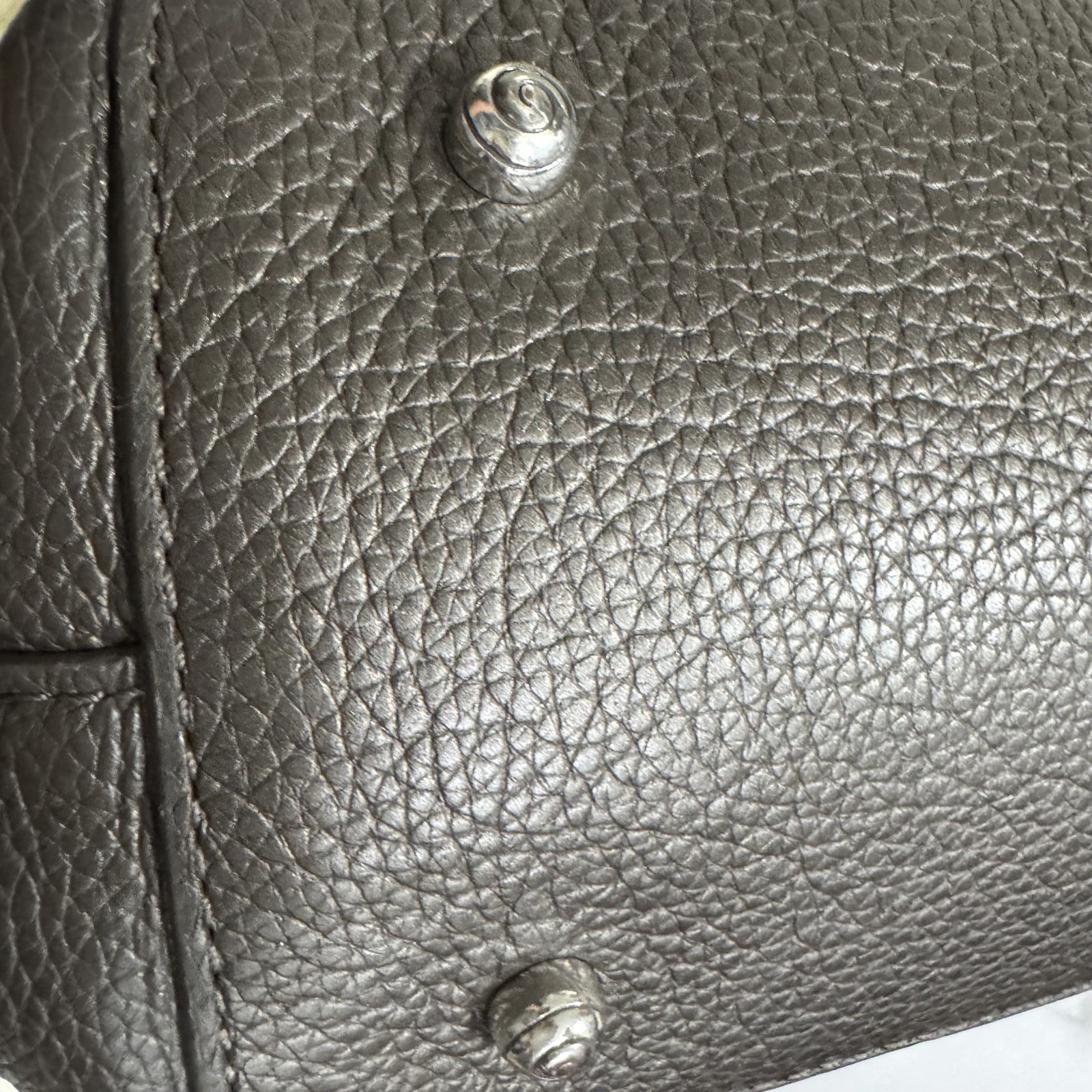BRIGHTON FERRARA COLLECTION PEWTER GABRIELLA MEDALLION TASSELED TOTE PURSE