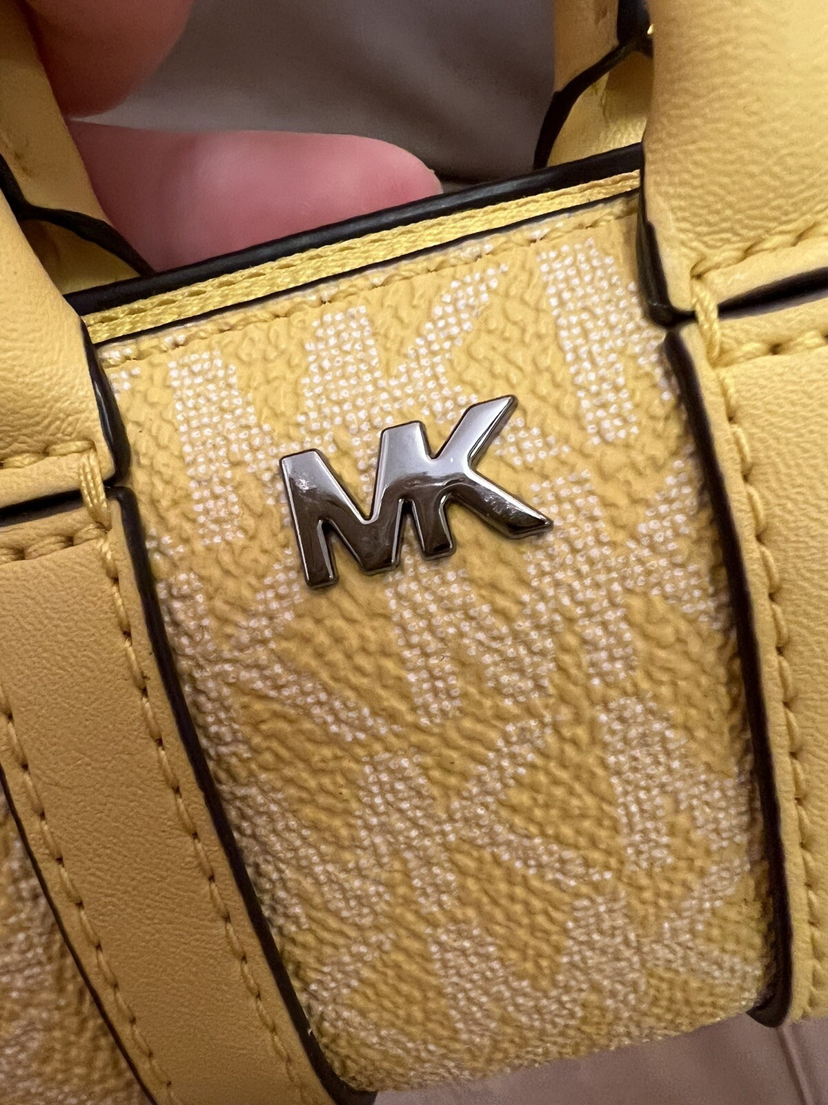 NWT Mini Michael Kors Duffle Bag Yellow