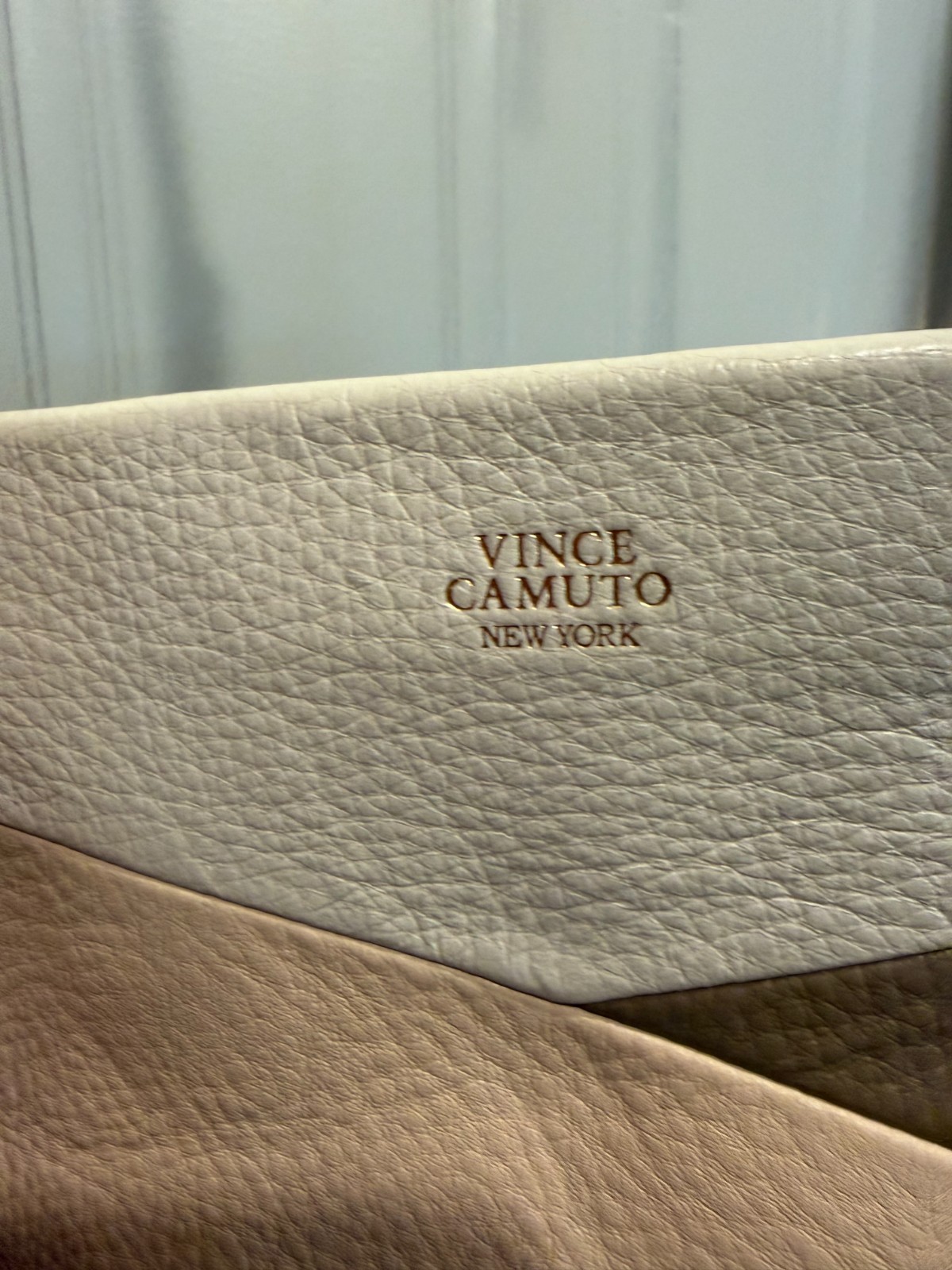 Vince Camuto Katya Style Mink/Rich Caramel Almond Small Purse