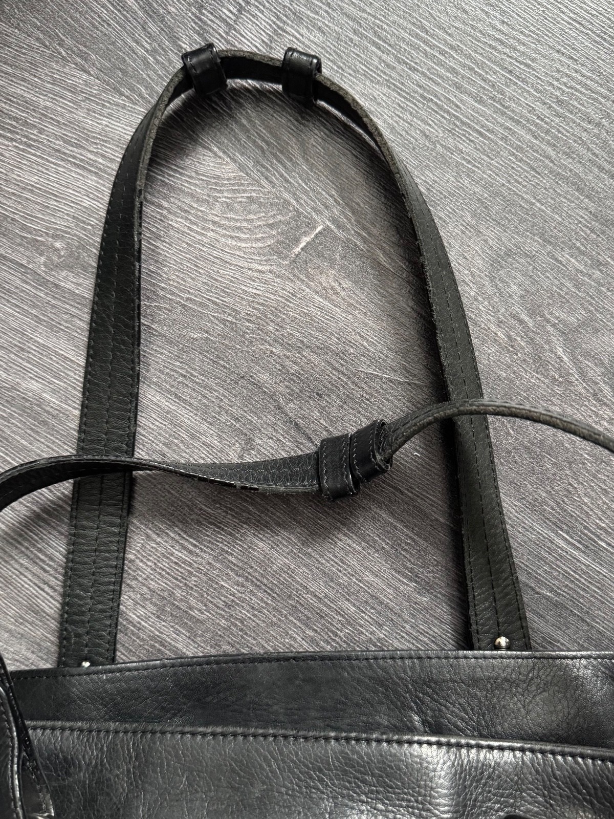 Authentic Vintage Bally Quilted Black Leather Tote / Shoulder Bag y2k