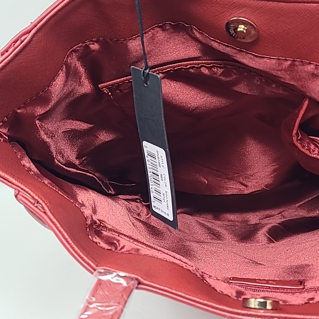 Joe’s Jeans Ritzy Tote Purse Large Red Bag NWT $110 Retail