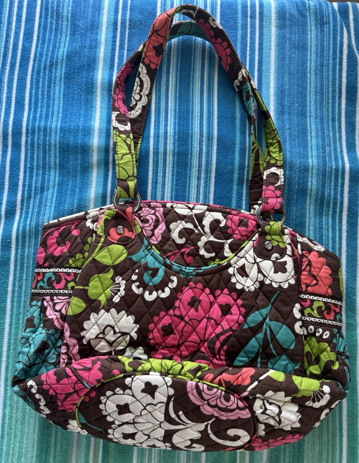 Vera Bradley Glenna – Lola – Satchel Shoulder Bag Purse