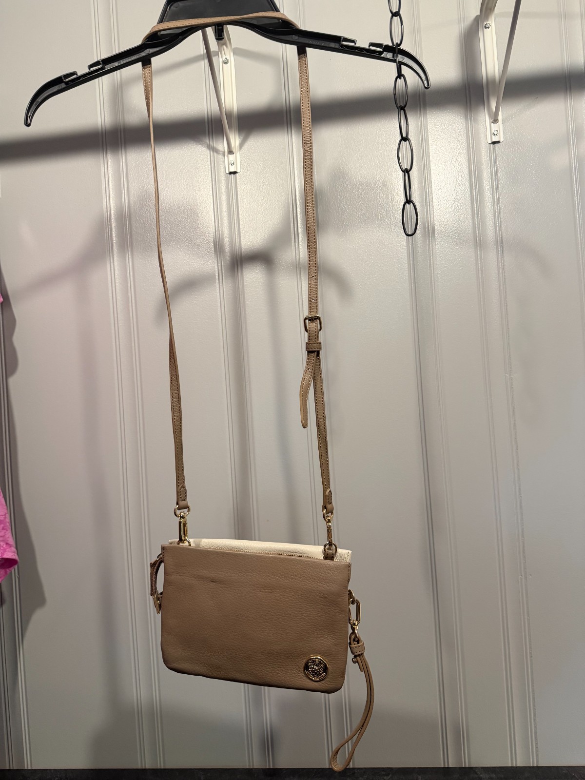 Vince Camuto Katya Style Mink/Rich Caramel Almond Small Purse