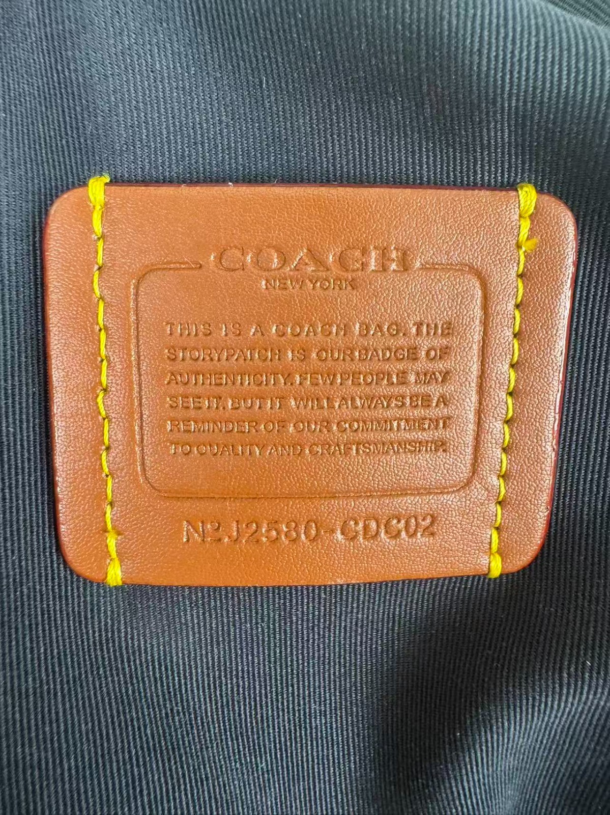 Coach Evelyn Shoulder Bag Quilted CDC02 Indigo