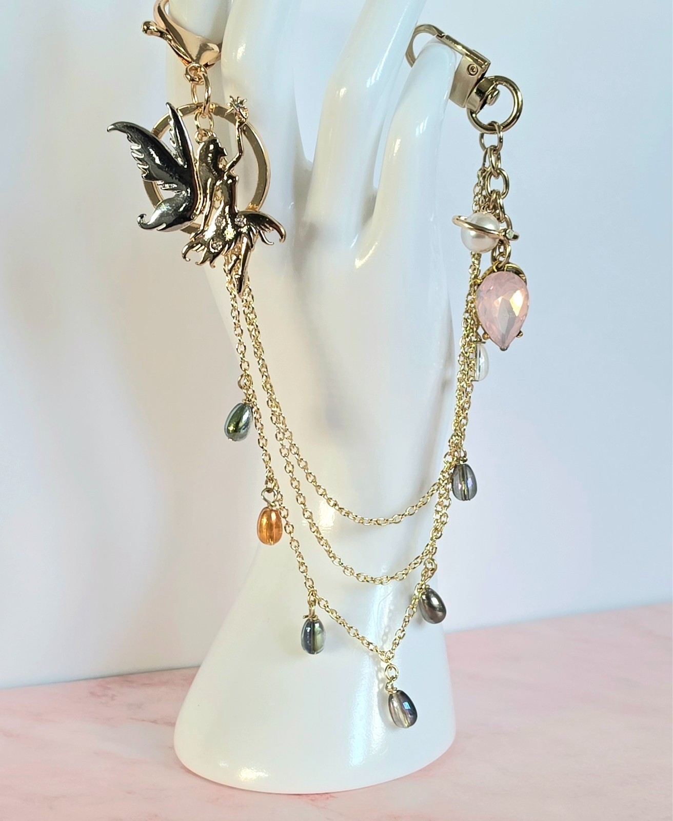Fairy Purse Chain/Charm, Bag Charm, Keychain, Wristlet/Belt Chain