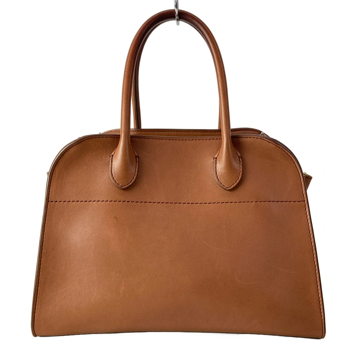 THE ROW Soft Margaux 10 W1190 L72 Brown Saddle Leather – Handbag