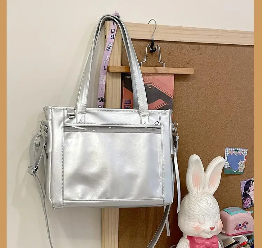 New Japanese Cute Kawaii Girls Ulzzang Y2K Ita Bag Daily Commuting Class Tote Ba