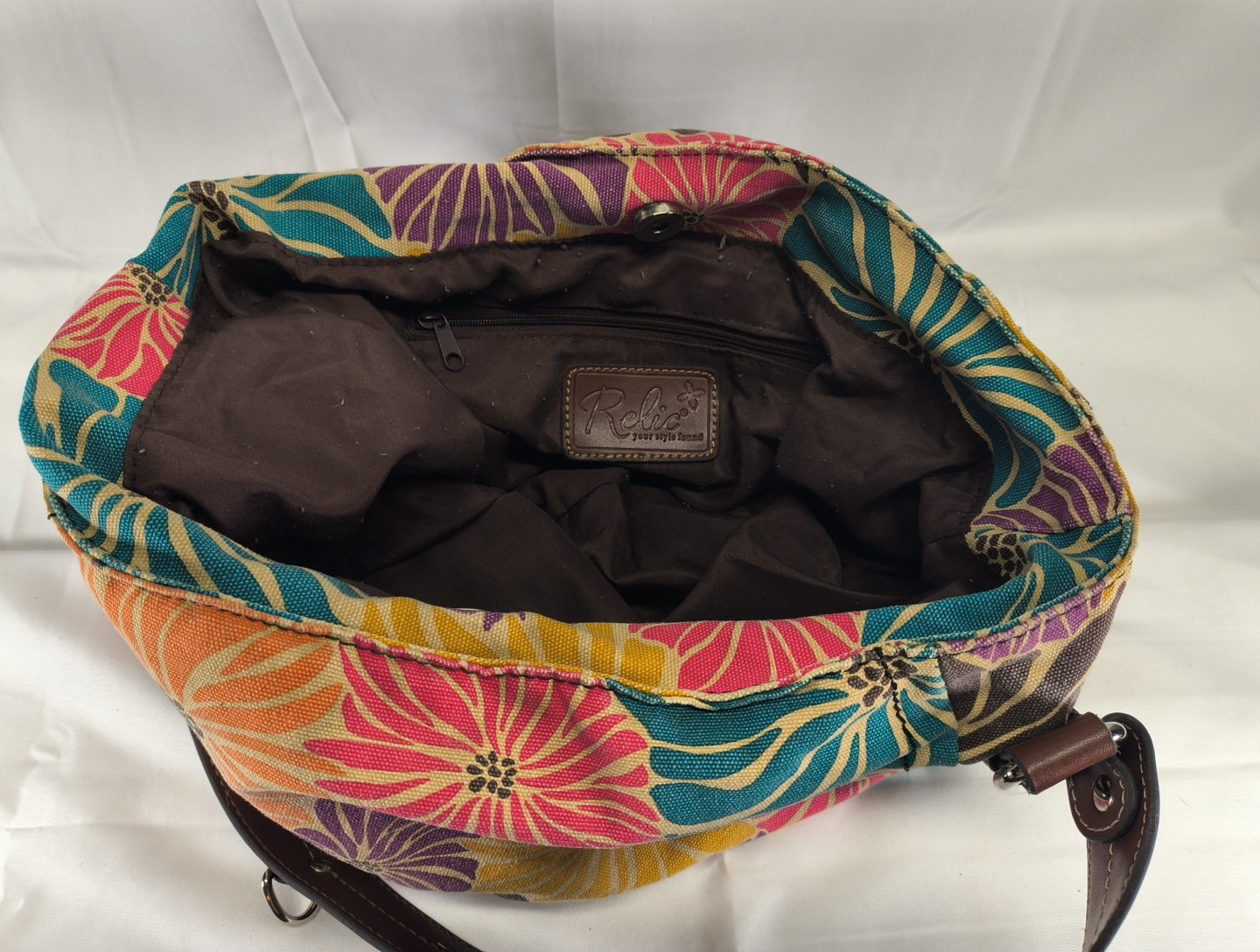 Women’s Shoulder Bag Purse Floral Snap Close
