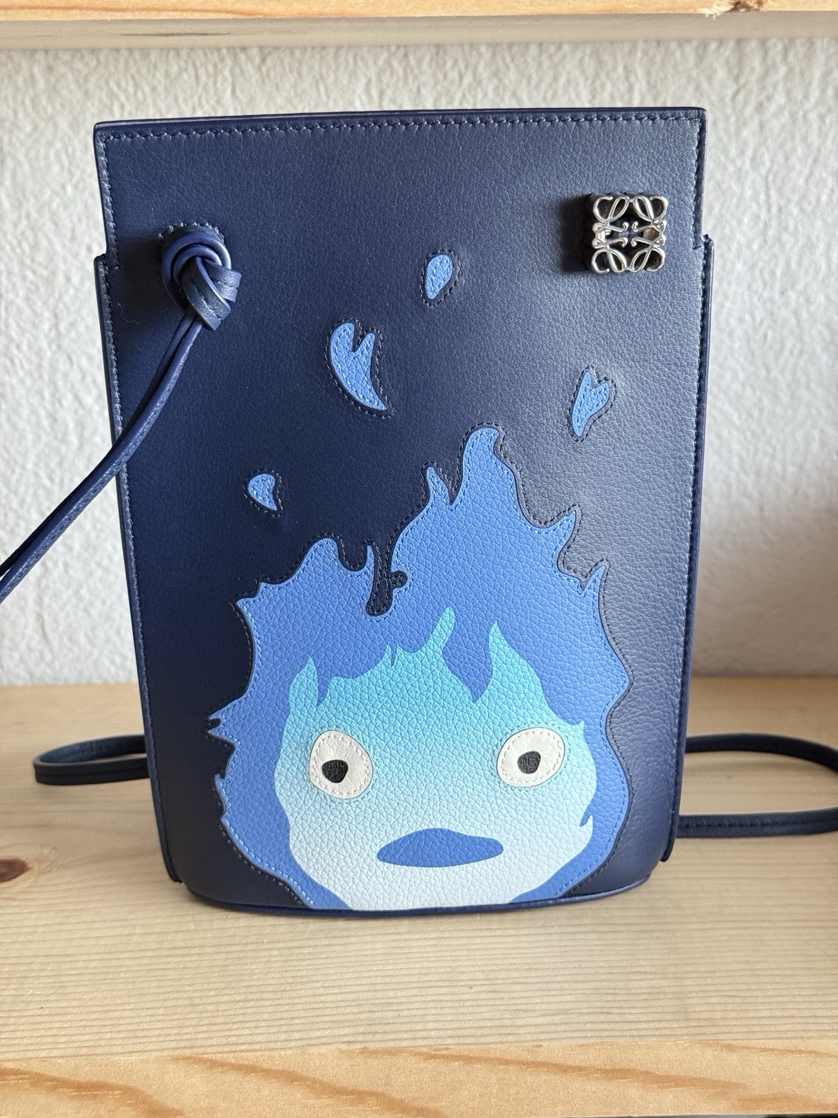 Loewe X Studio Ghibli Howl’s Moving Castle Calcifer Dice Pocket Bag