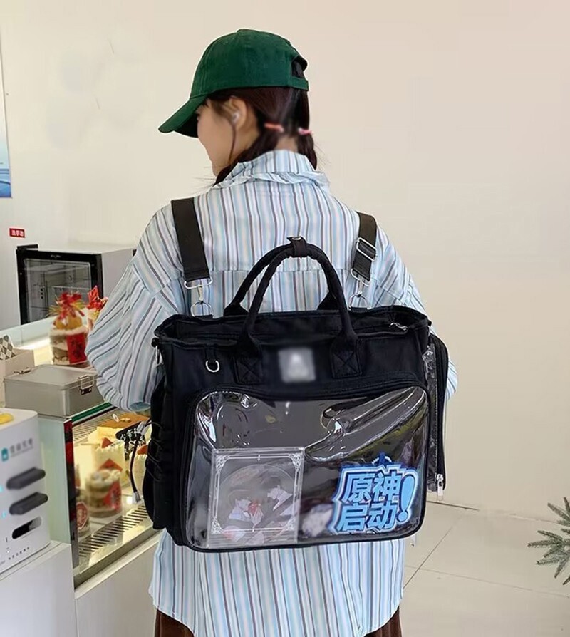 Japanese Girls JK Uniform Handbag Student Shoulder Bag Backpack Cosplay Ita Bag