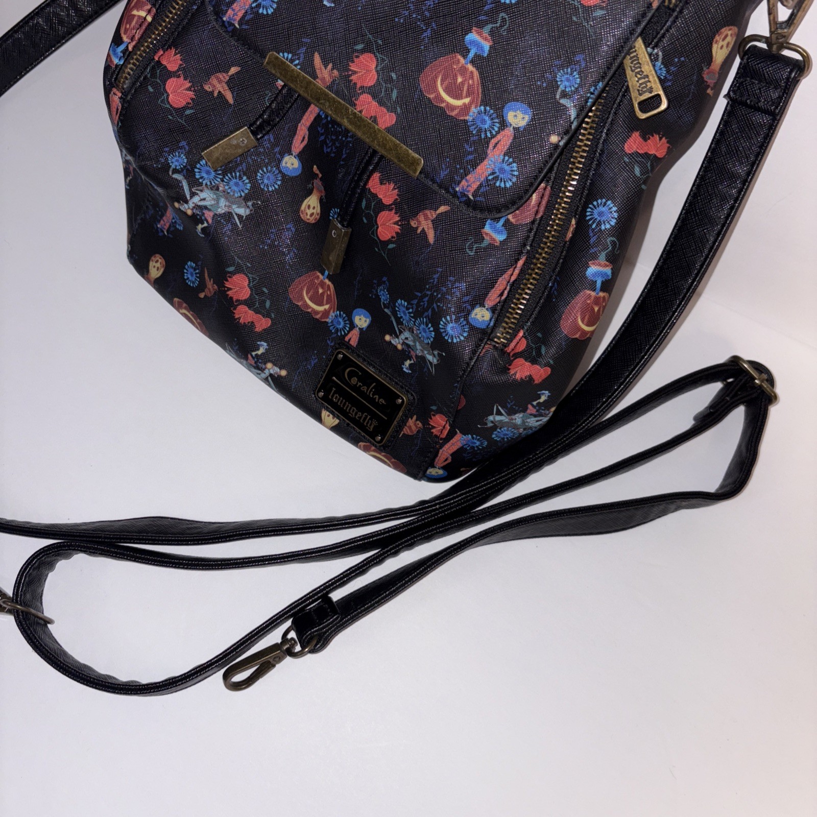 Loungefly Coraline Convertible Backpack Crossbody Bag