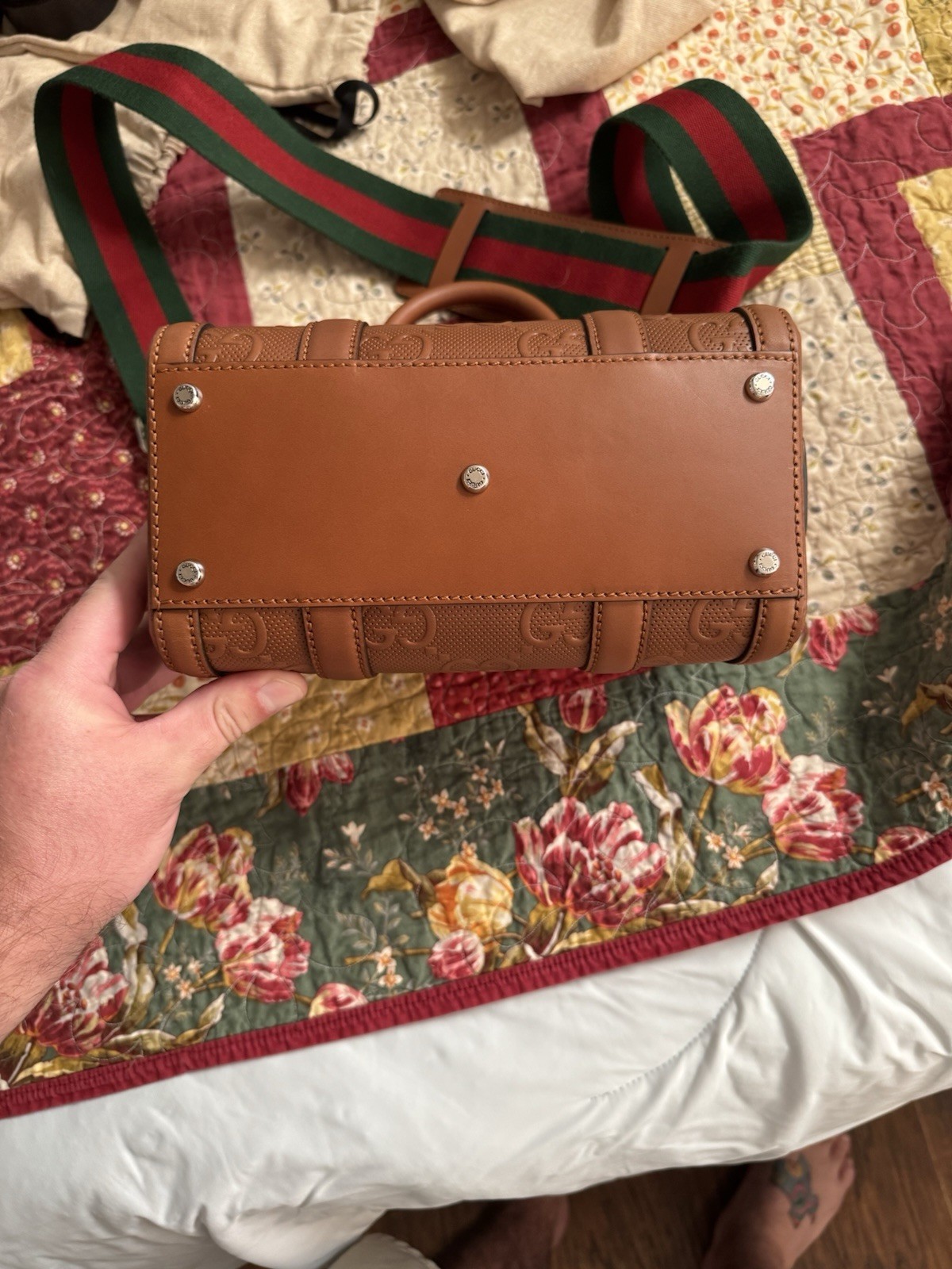 Authentic Gucci GG Leather Collection (Complete Matching Set)