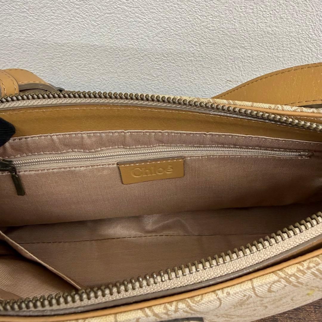 Chloe Handbag Beige Stylish Design 27.5cm x 13.5cm x 8cm