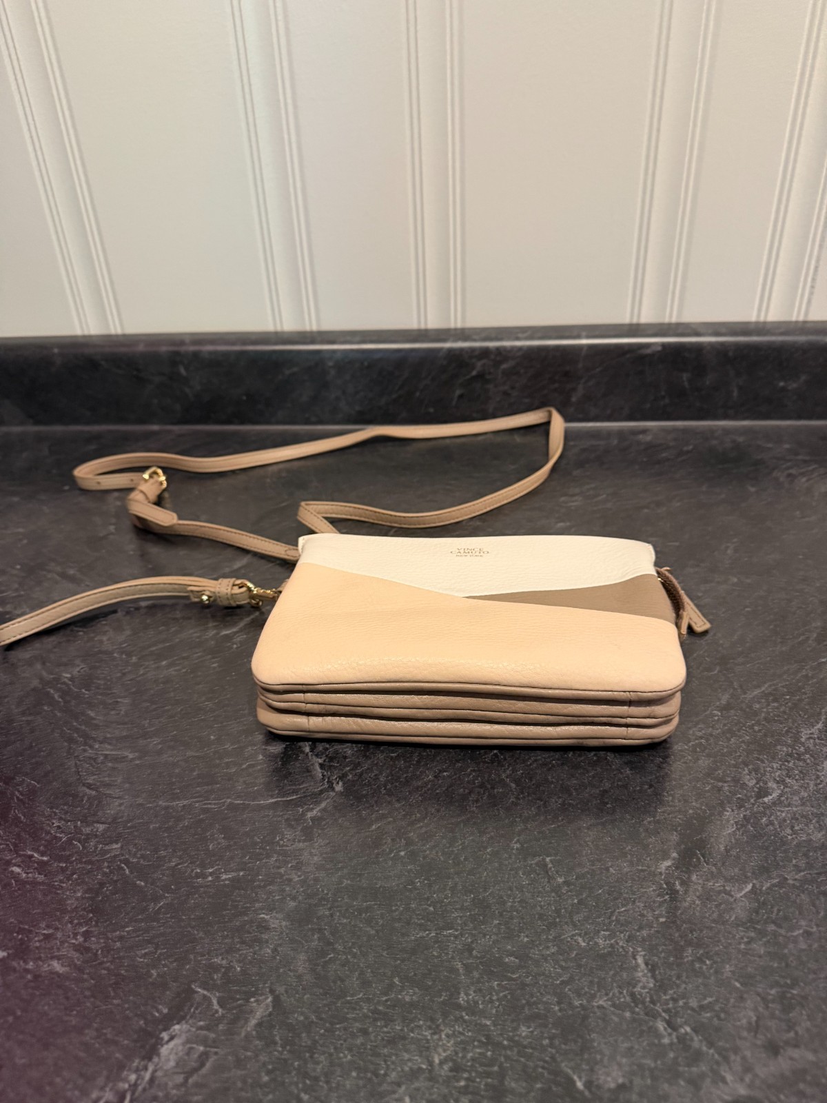 Vince Camuto Katya Style Mink/Rich Caramel Almond Small Purse
