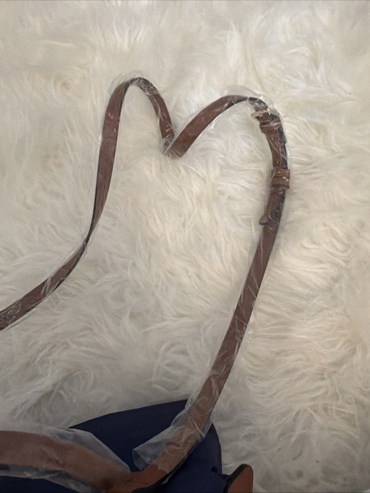 Madden Girl Blue Mini Tote Bag Crossbody Hook for Charm NEW