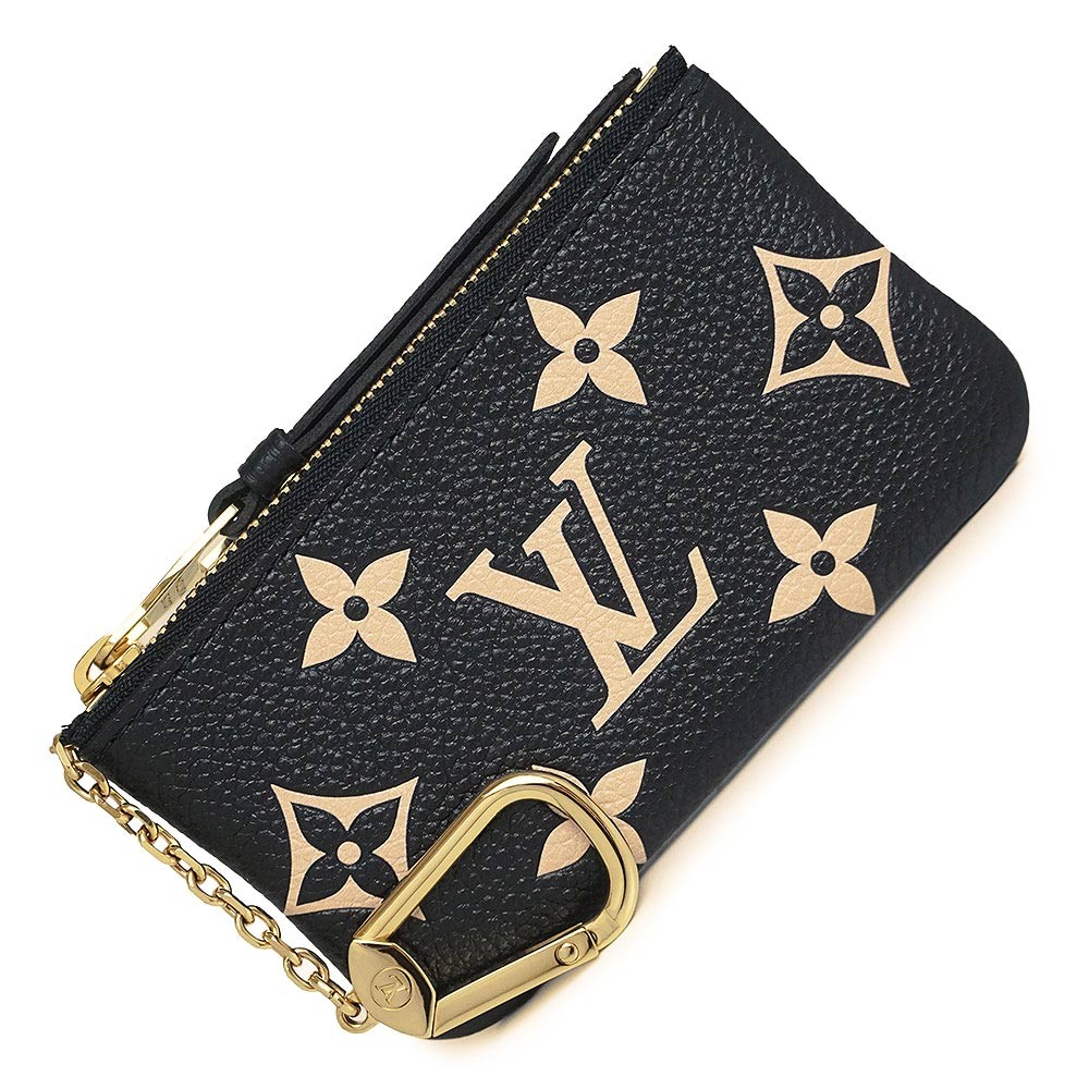 Louis Vuitton Coin Purse with Hook M80885 Mini Bag Monogram Black×Beige #BCB1981