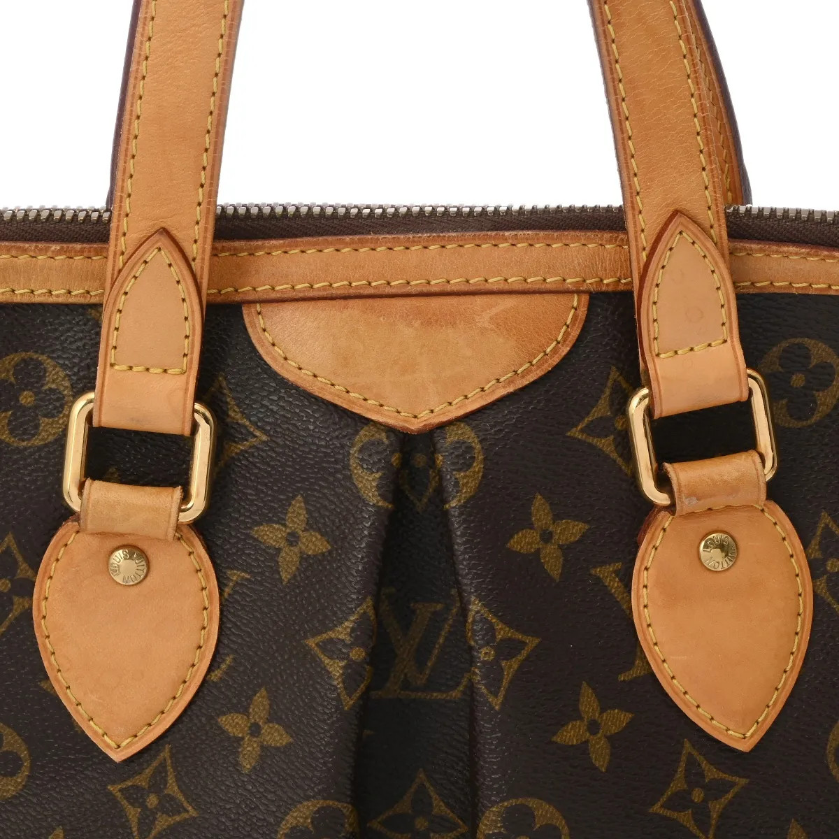 Louis Vuitton PM 2WAY M40145 Handbag Monogram Canvas Brown #WB5500