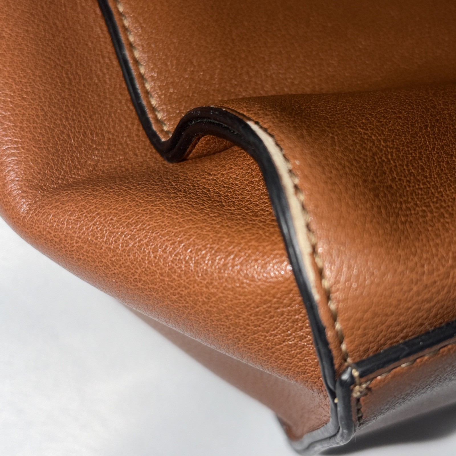 Chaps Leather Purse Bourbon Brand New With Tags