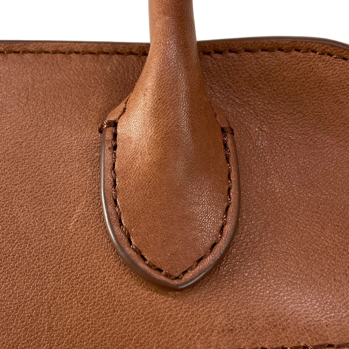 THE ROW Soft Margaux 10 W1190 L72 Brown Saddle Leather – Handbag
