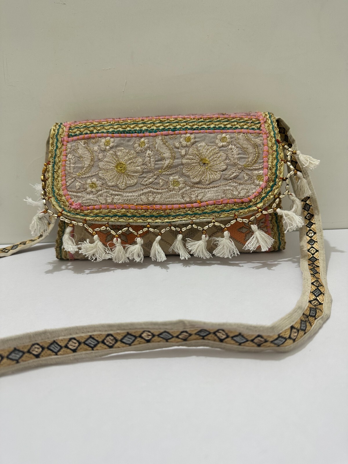 New Ethnic Handmade Patchwork Decorative Clutch Bags “7×7”