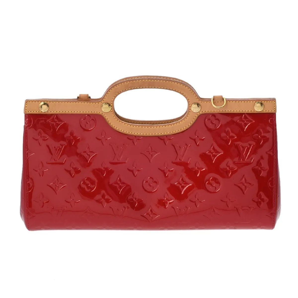 Louis Vuitton M91987 Handbag Monogram Vernis Red #WB5508