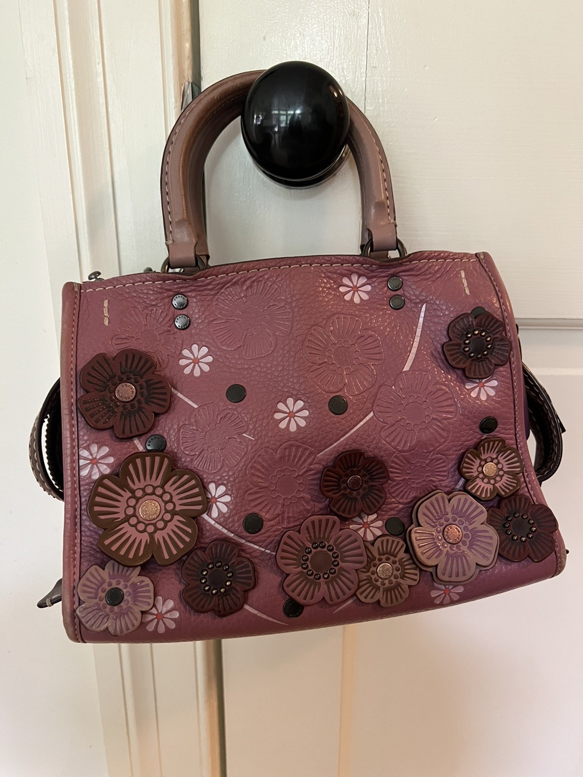 COACH Tea Rose Bag 3way Rogue 25 Color Block – Pink (C8510) Gently used.