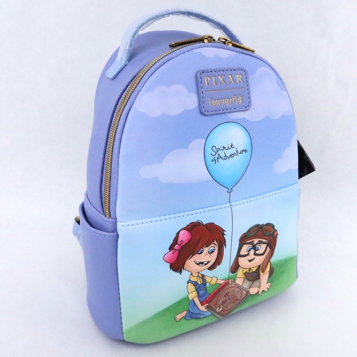 Loungefly Disney Up Mini Backpack Carl Ellie Spirit of Adventure Book Balloon
