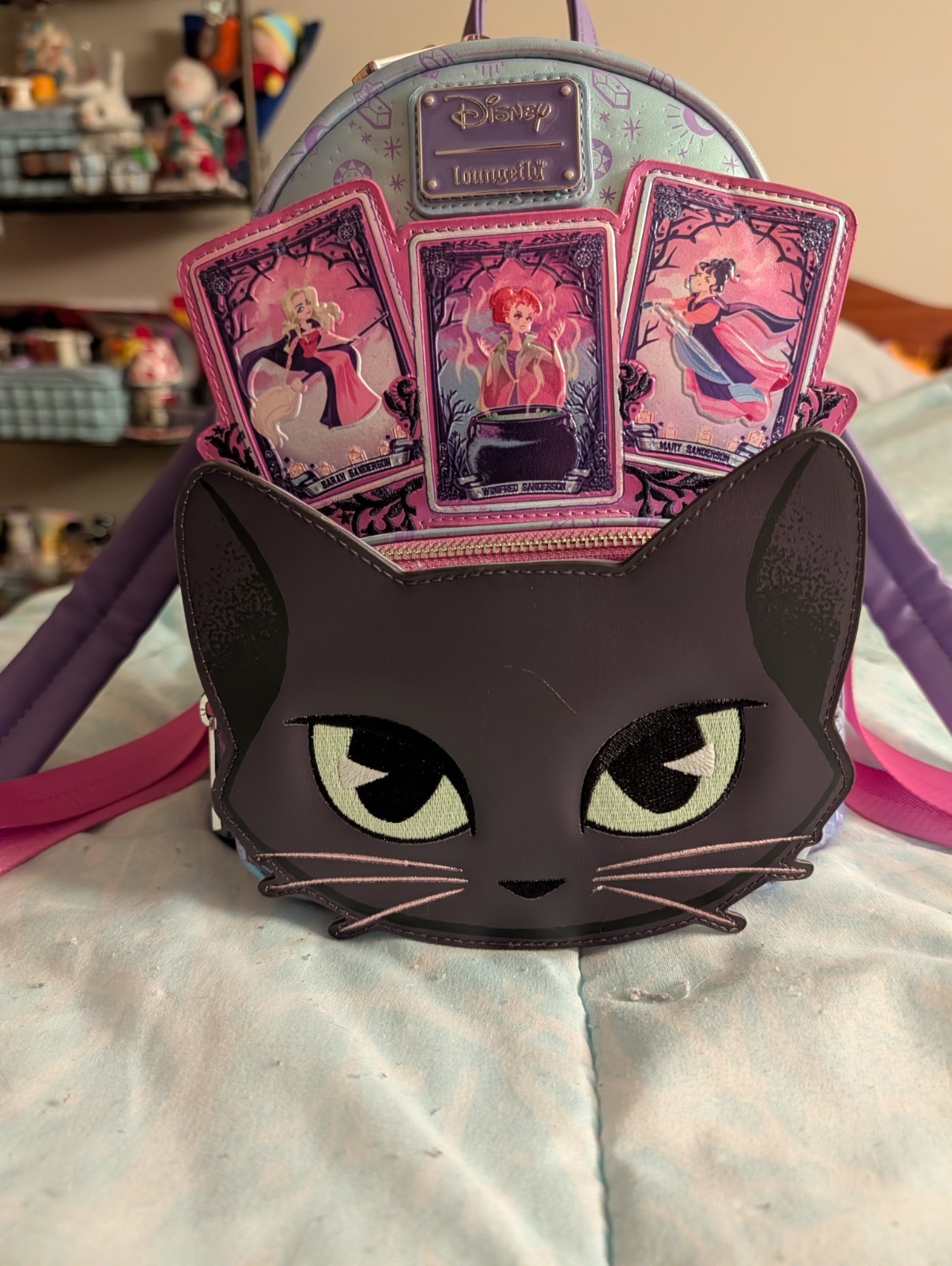 Hocus Pocus Tarot Card Binx Iridescent Mini Backpack