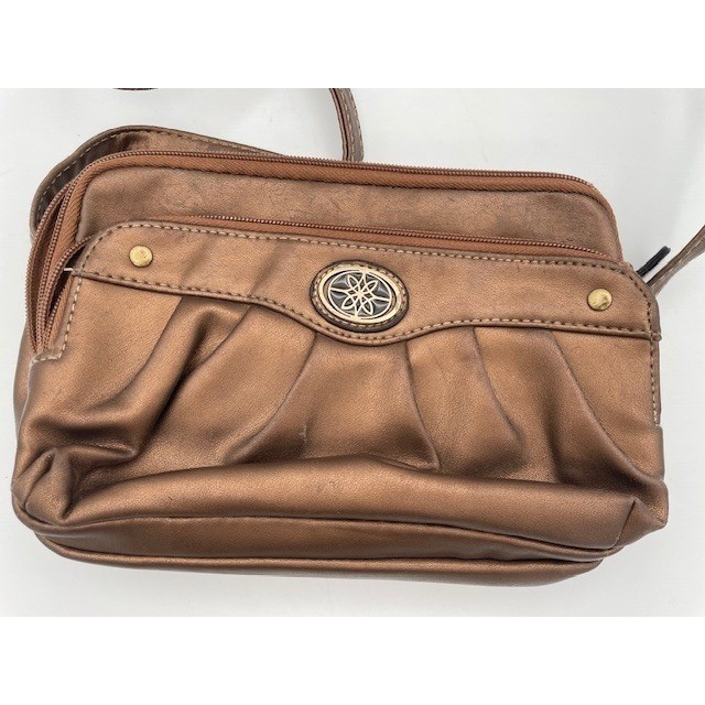 Copper Colored Cross Body Bag