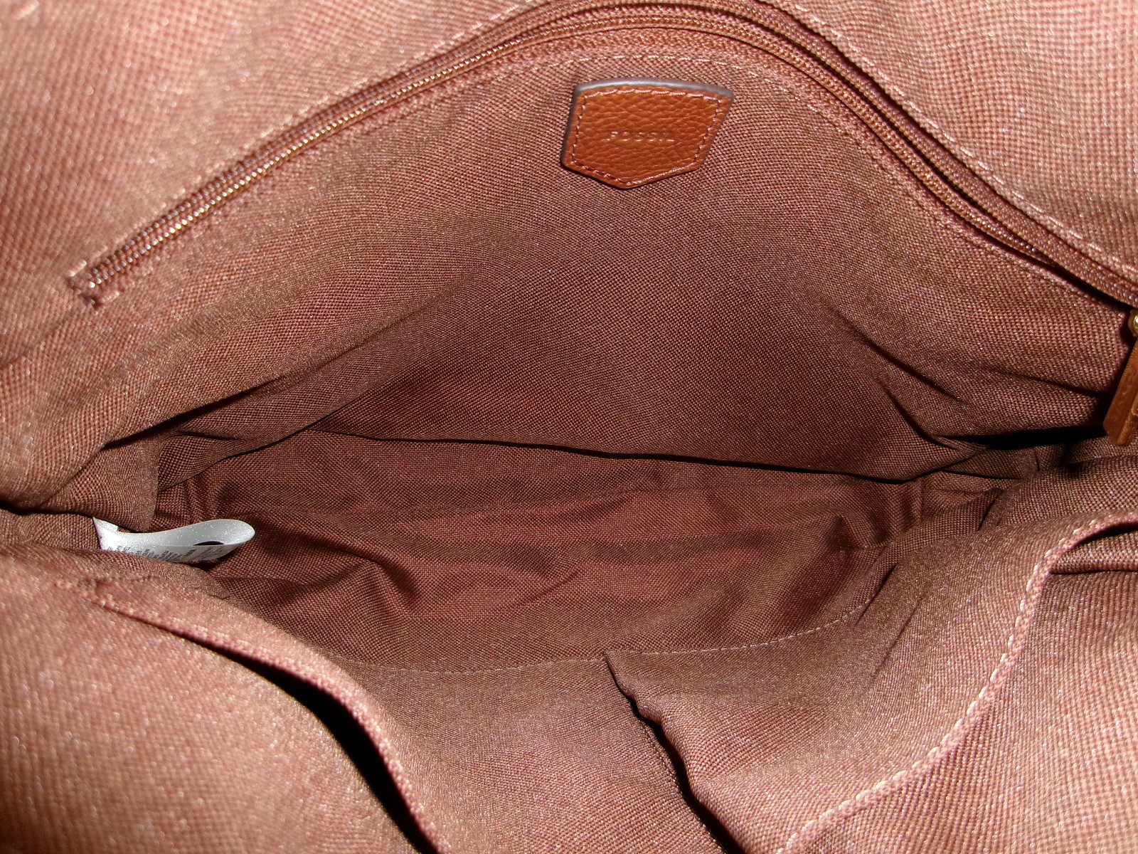 FOSSIL CHESTNUT BROWN PEBBLE LEATHER CROSS BODY