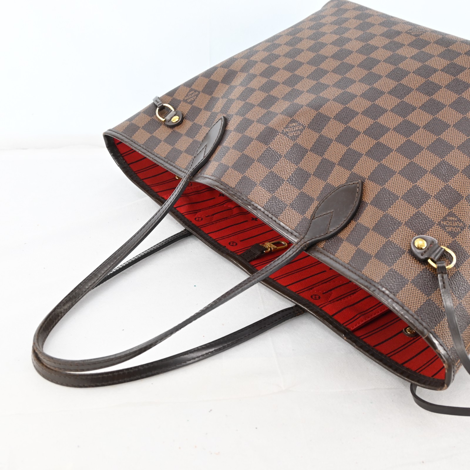 LOUIS VUITTON Neverfull MM Damier Shoulder tote bag N51105 LV N2874SJ805