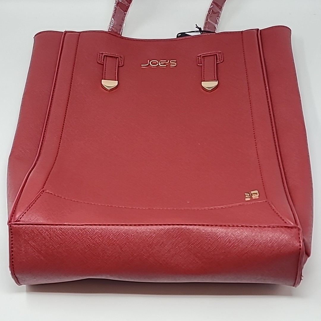Joe’s Jeans Ritzy Tote Purse Large Red Bag NWT $110 Retail