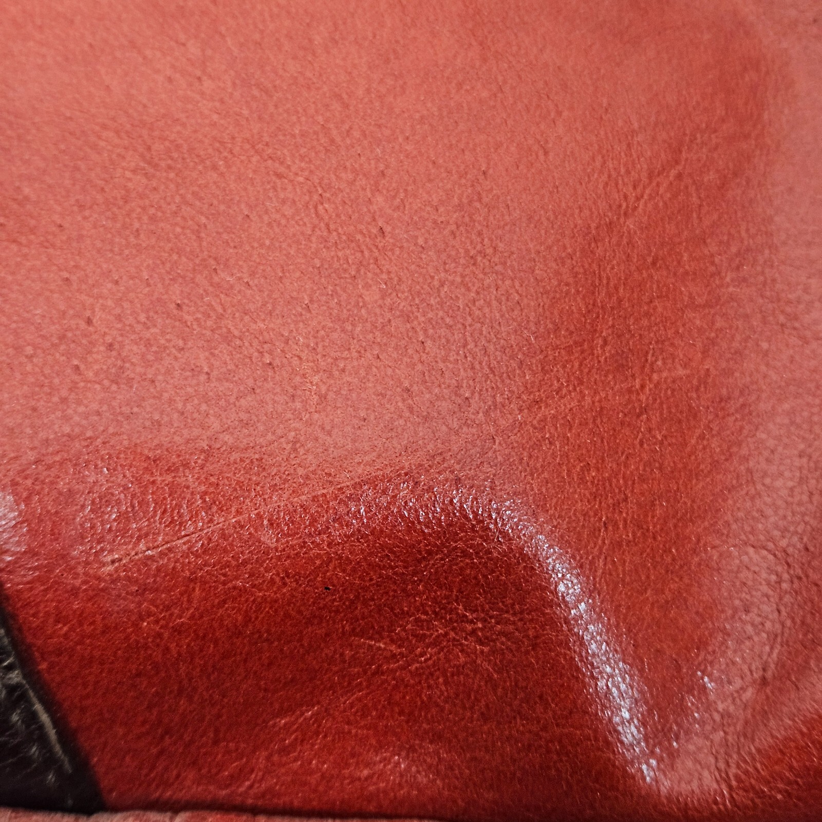 Tano Purse Slouchy Hobo Chunky Studded Leather Sachel Shoulder Bag Red