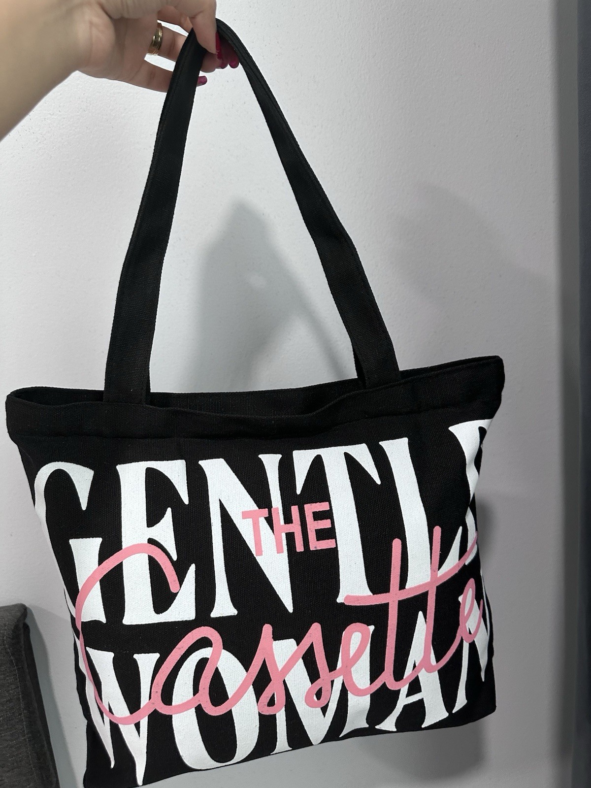 Women’s Multicolor Graphic Print Tote Bag Rope Double Handles with Bag Charm