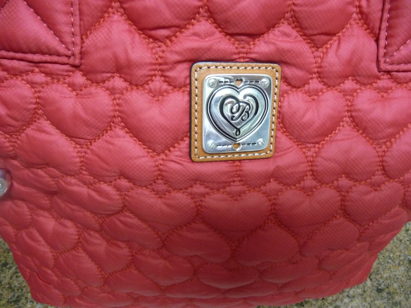 New Brighton Red Karter Large Quilted Tote Bag – Heart to Heart Collection