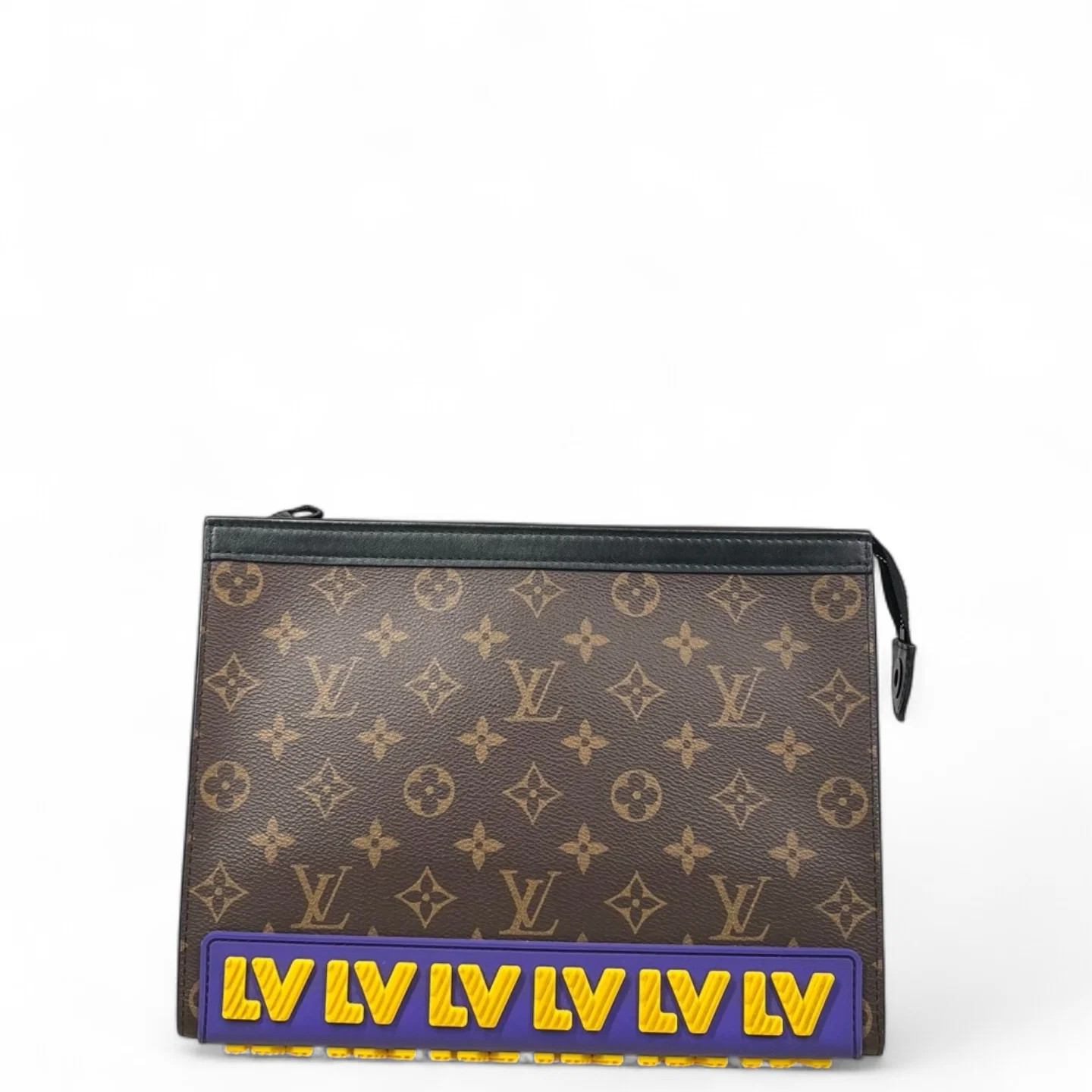 Louis Vuitton Toiletry Pouch 26 Brown Black Purple Yellow Monogram (dh071626c3r)