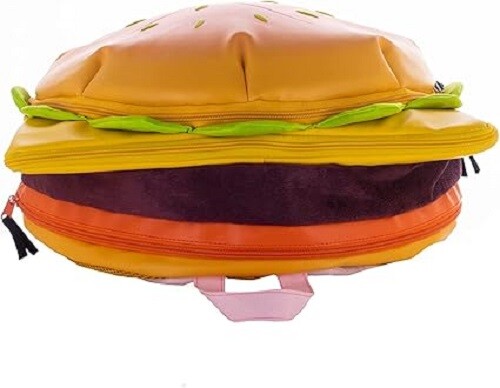 Costume Agent Cheeseburger Backpack Universe Hamburger Daypack One Size Cosplay
