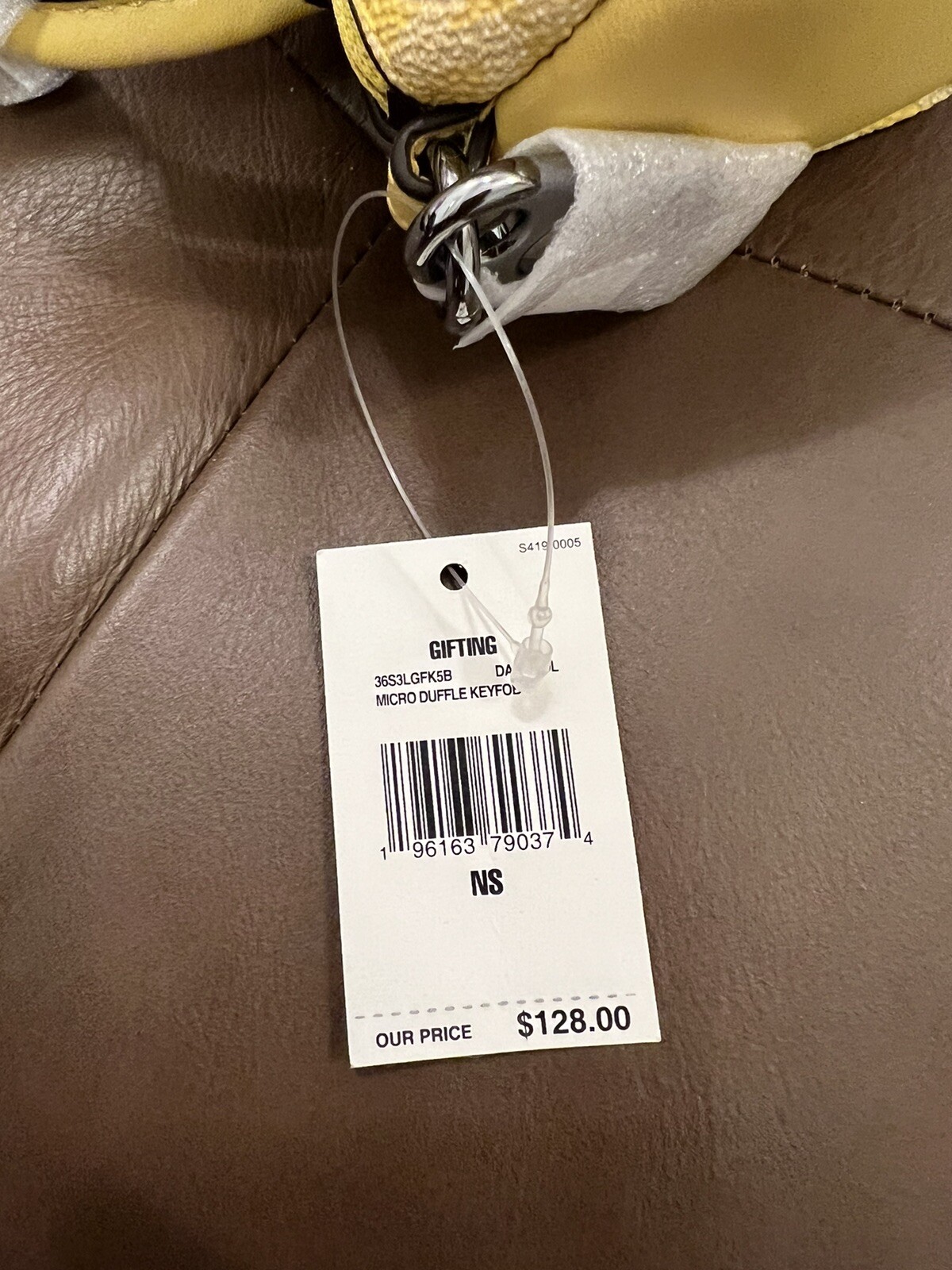 NWT Mini Michael Kors Duffle Bag Yellow