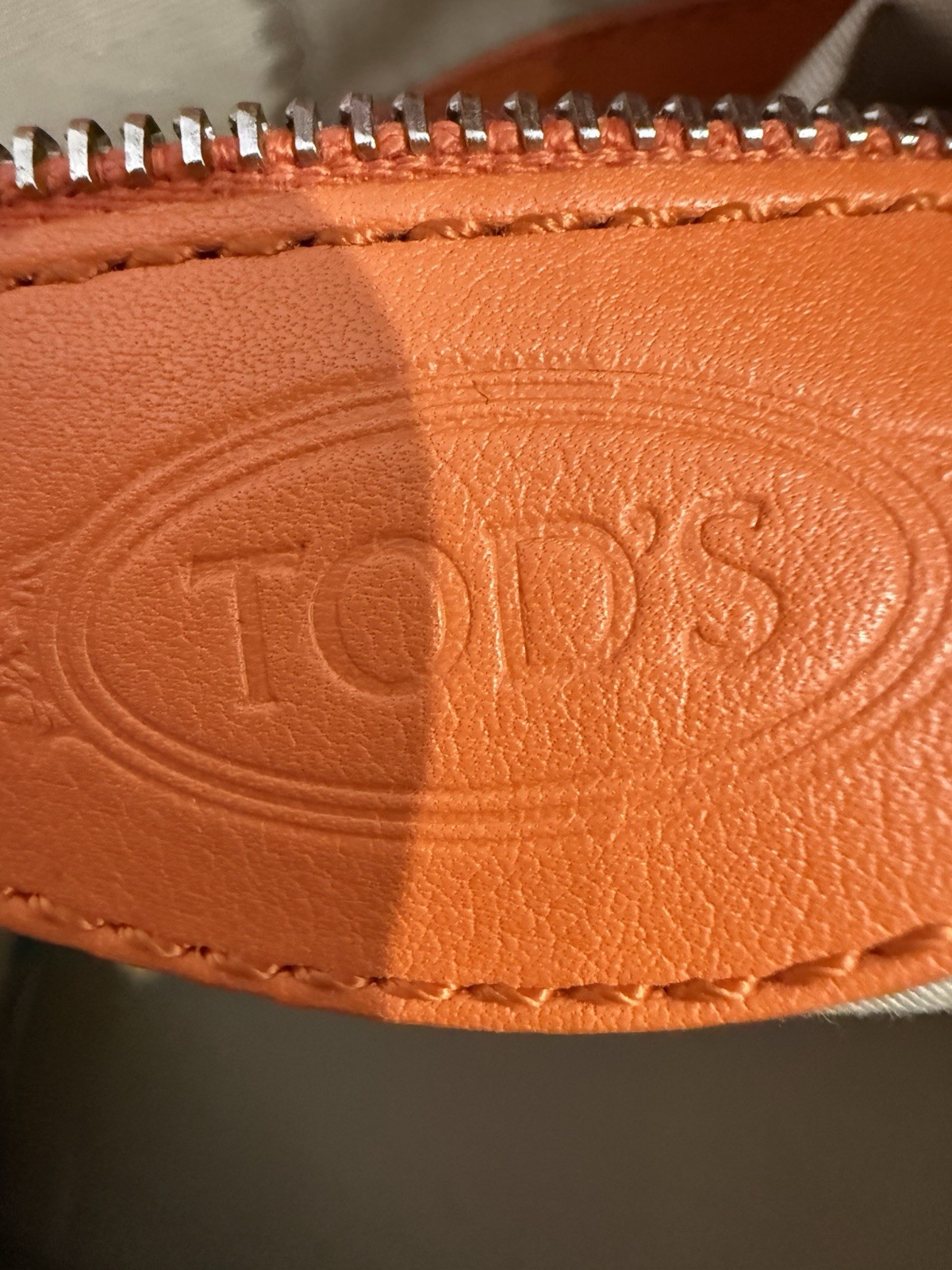 JP Tods Women’s Handbag Orange 2002