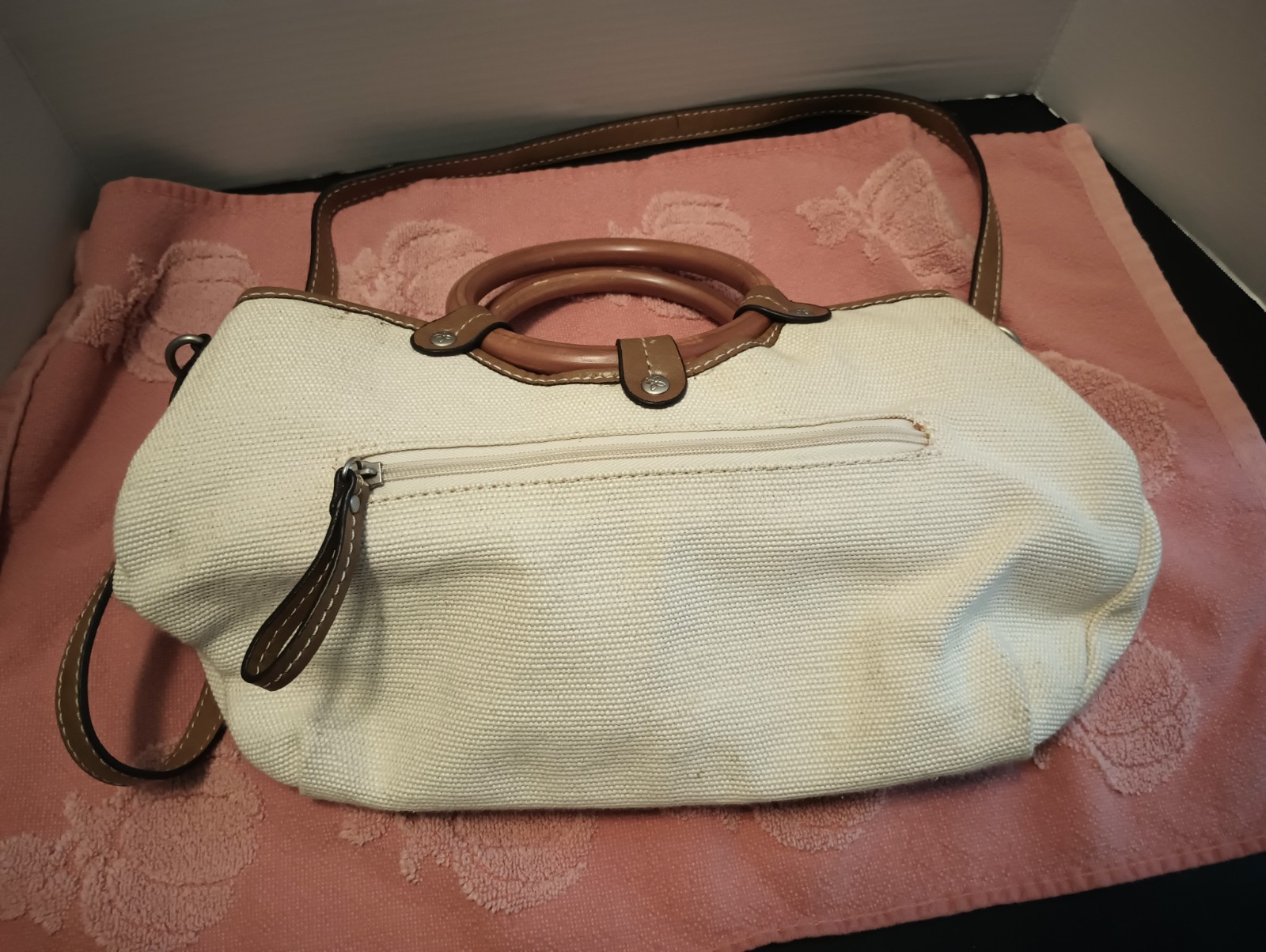 Relic Multicolor Quilted Handbag With Outside Zip Pocket And 2 Inside Pockets