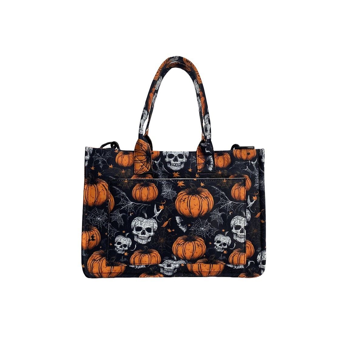 Halloween Trick or Treat Bags, Halloween Candy Tote Bag with Handle, Canvas Bag