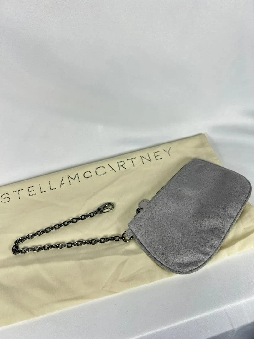 Stella mccartney falabella foldover bag silver Light Gray 510440